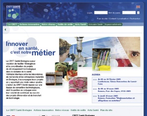 Site du CRITT Santé