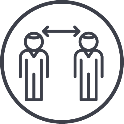 Icône distance