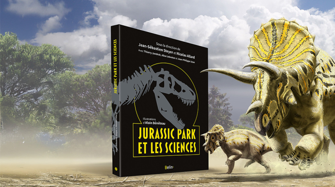 couverture du livre "Jurassic Park" et les sciences