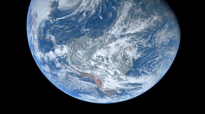 photo de la Terre depuis l'Espace